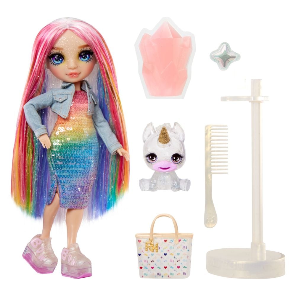Papusa Rainbow High, Sparkle Slime, Amaya Raine, 120230EU
