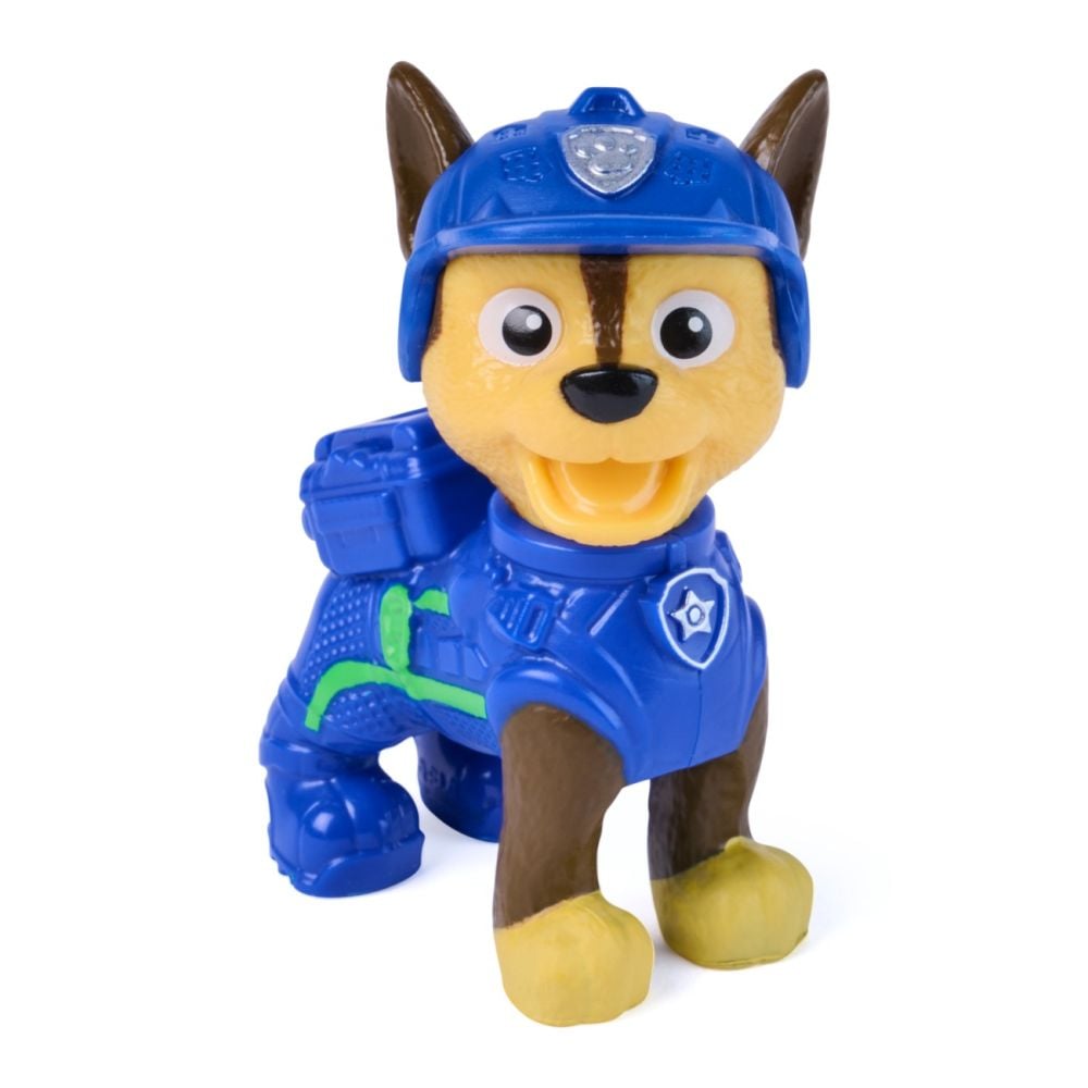 Set dinozaur cu figurina, Paw Patrol, Roaring Pup Pals, Chase, 20157647