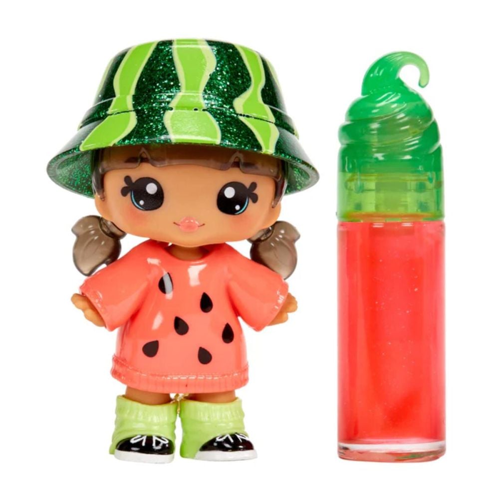 Papusa Yummiland, Lipgloss Doll, Maya Watermelon, 120780EUC