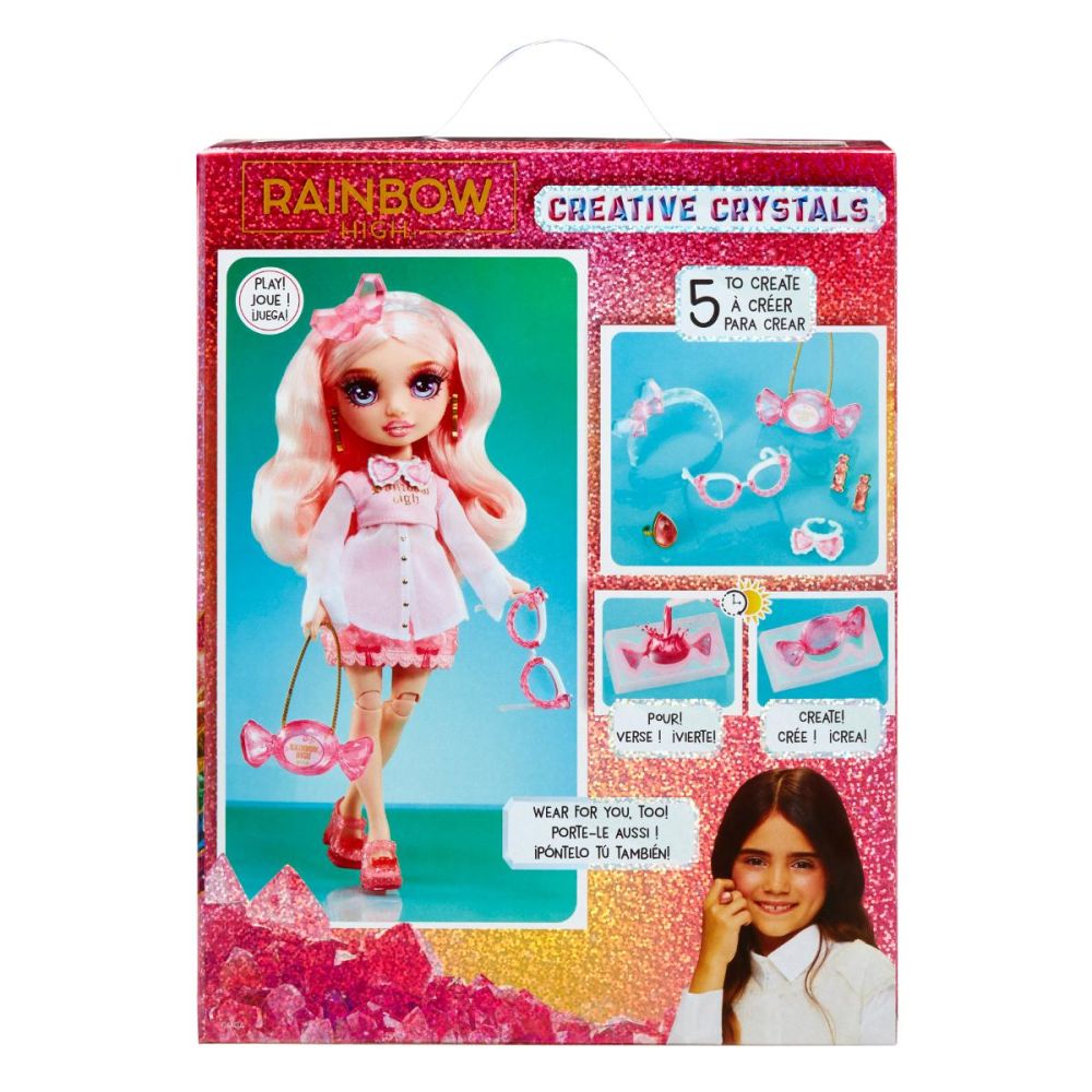 Papusa Rainbow High, Creative Crystals, Bella Parker, 121367EUC