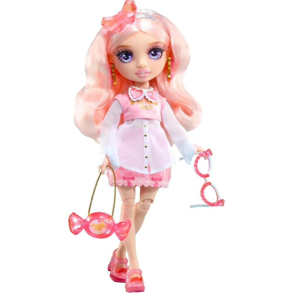 Papusa Rainbow High, Creative Crystals, Bella Parker, 121367EUC