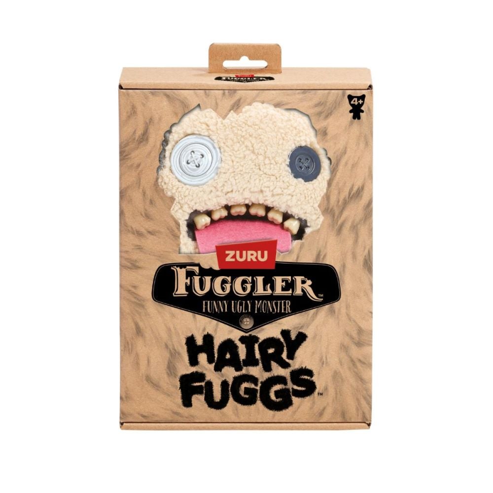 Jucarie de plus, Fuggler, Hairy Fuggs, Oogah Boogah Balding, Gray, S1, 22 cm