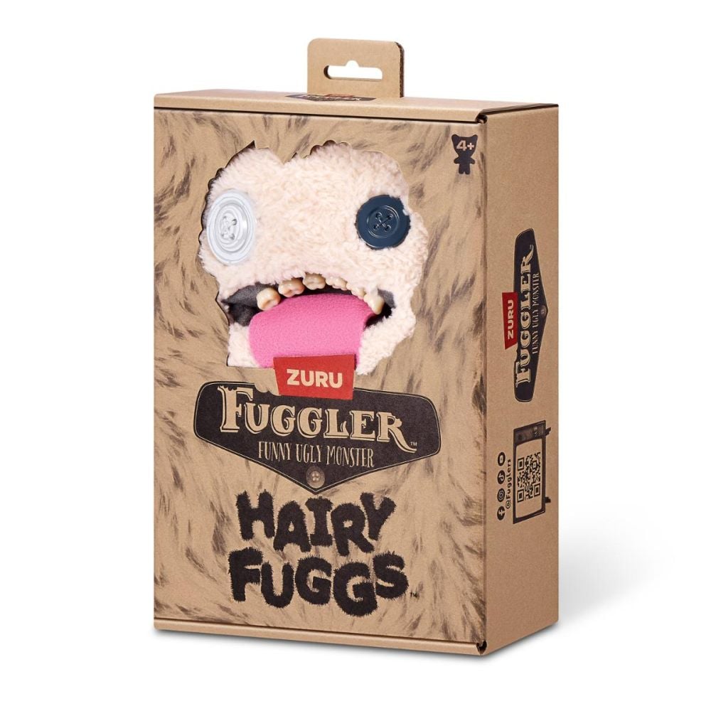 Jucarie de plus, Fuggler, Hairy Fuggs, Oogah Boogah Balding, Gray, S1, 22 cm
