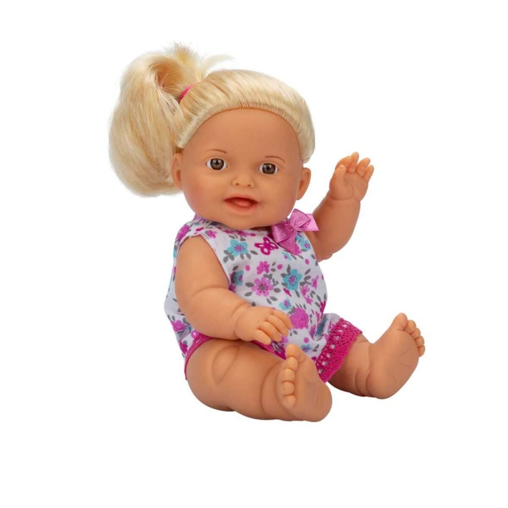 Papusa bebelus Nil cu fata zambitoare, Dollz n More, 23 cm