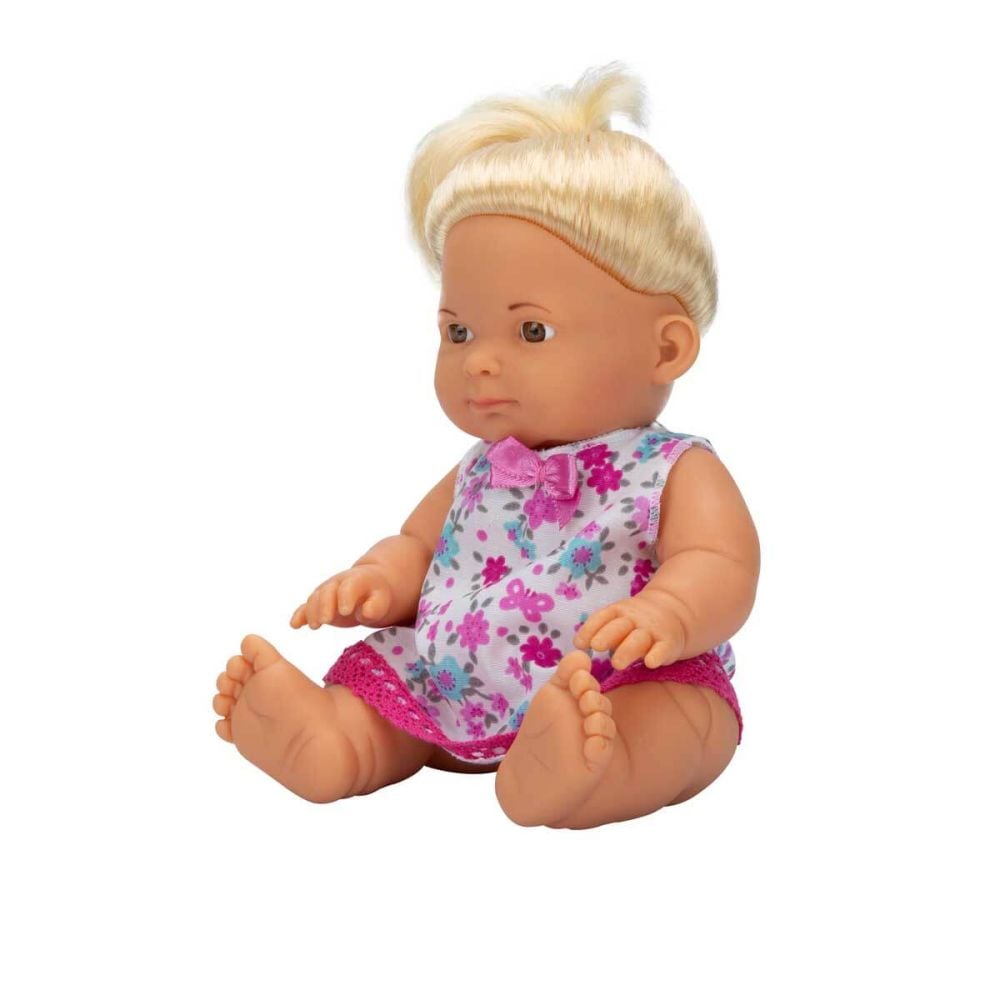 Papusa bebelus Nil cu fata serioasa, Dollz n More, 23 cm