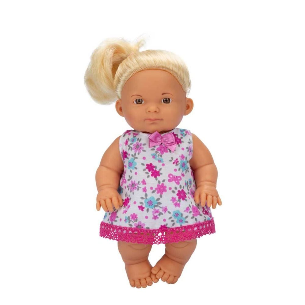 Papusa bebelus Nil cu fata serioasa, Dollz n More, 23 cm