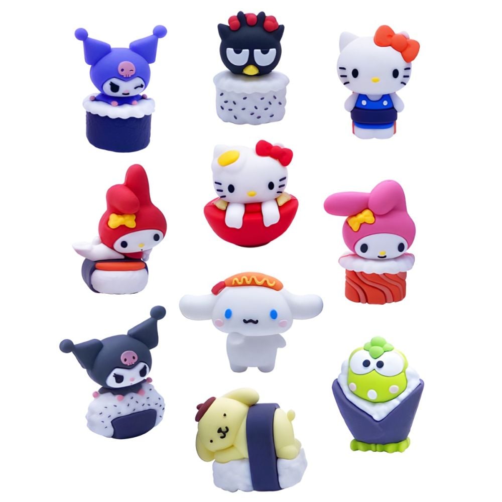 Figurina surpriza 3D, Cool Things, Hello Kitty and Friends Sushi