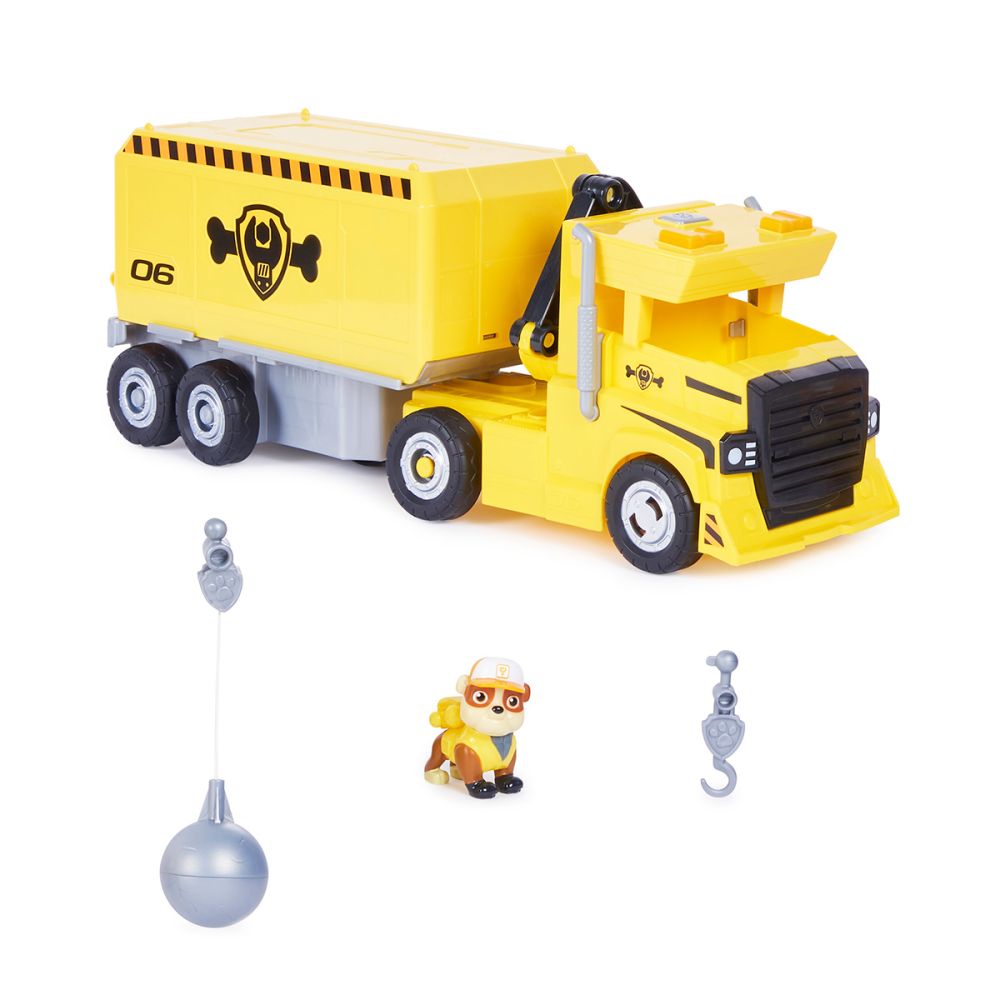 Set de joaca, camion cu excavator si figurina, Paw Patrol