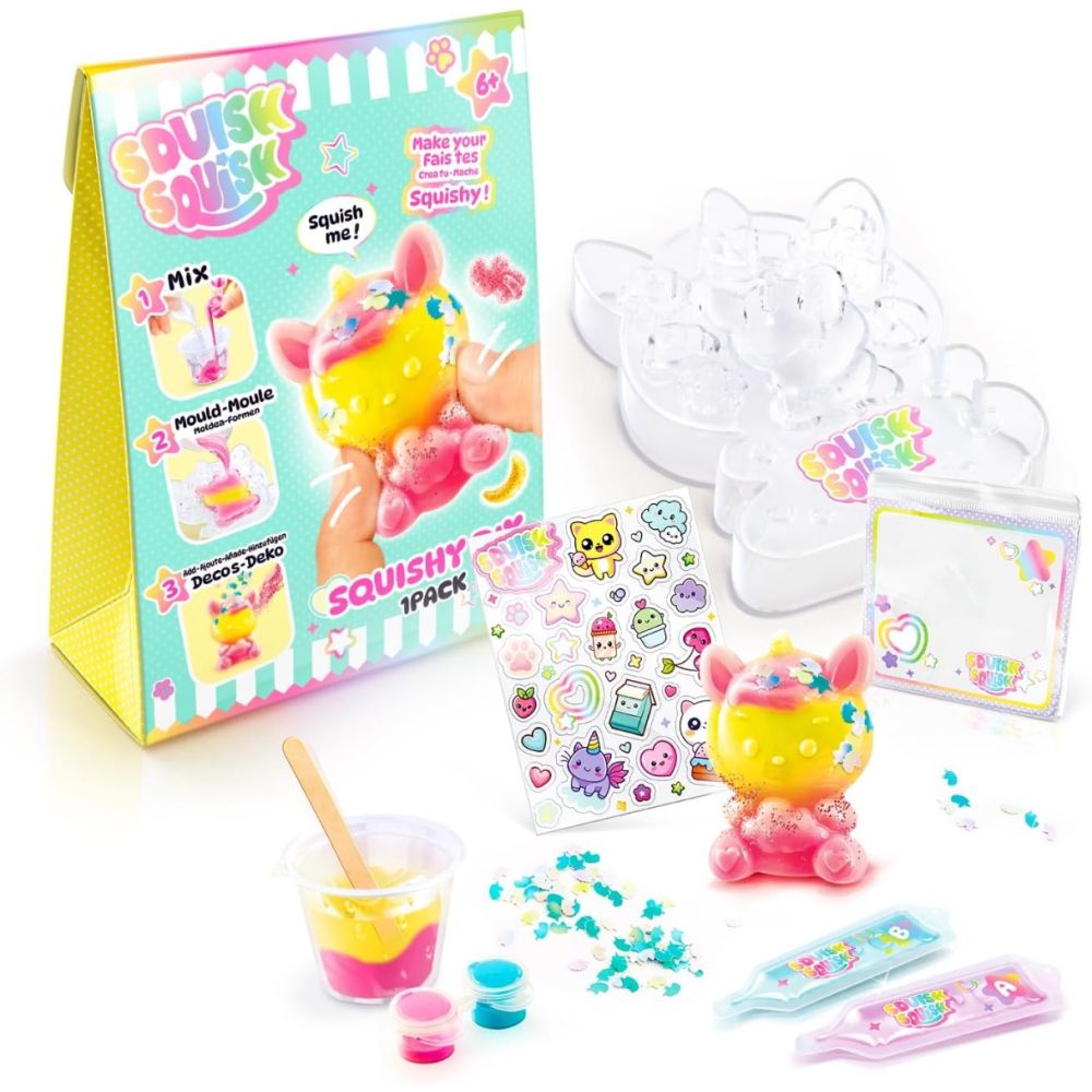 Set de creatie, Squish Squish, Diy Squishy