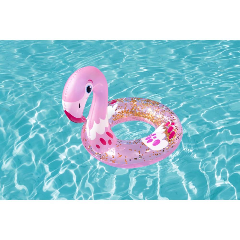 Colac gonflabil, Bestway, Flamingo, 61 x 61 cm