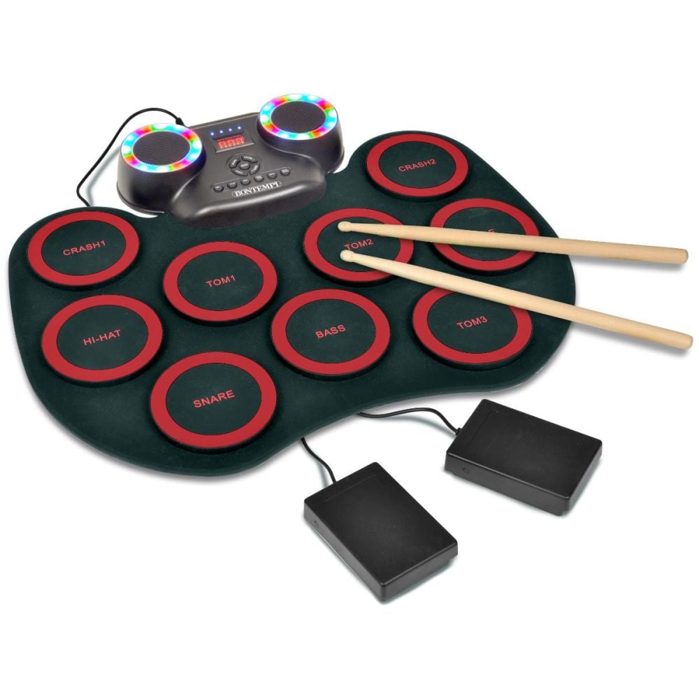 Set de tobe electronice portabile si pliabile, Bontempi Tech