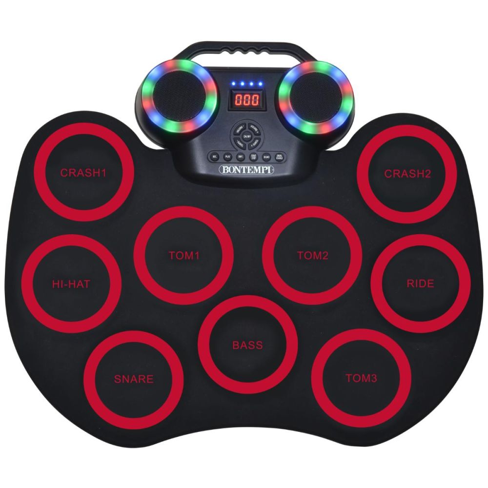 Set de tobe electronice portabile si pliabile, Bontempi Tech