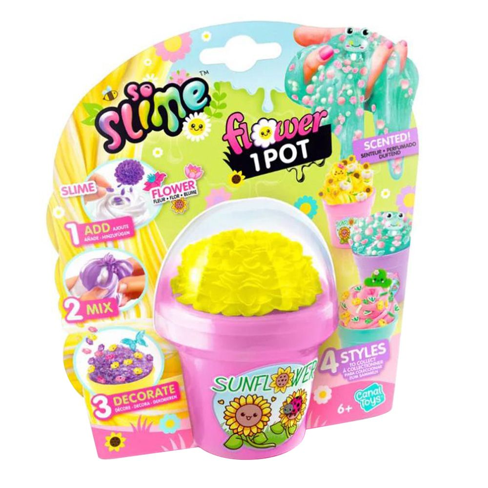 Set de creat slime, So Slime DIY, Flower 1 Pot