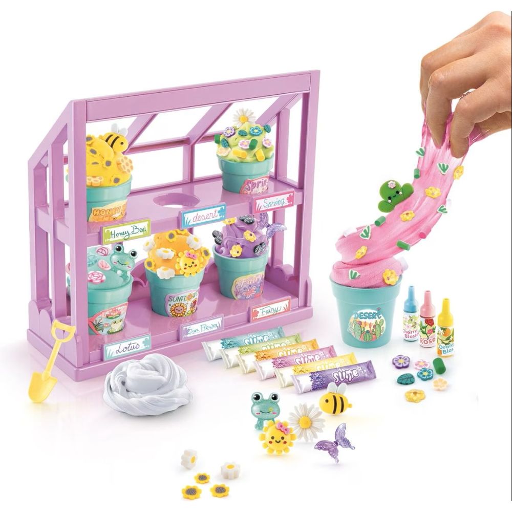 Set 6 decoratiuni cu slime parfumat, So Slime DIY, Mini Garden