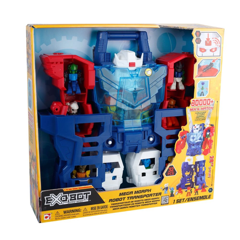 Robot transportator cu lumini si sunete, Exobot, Mega Morph