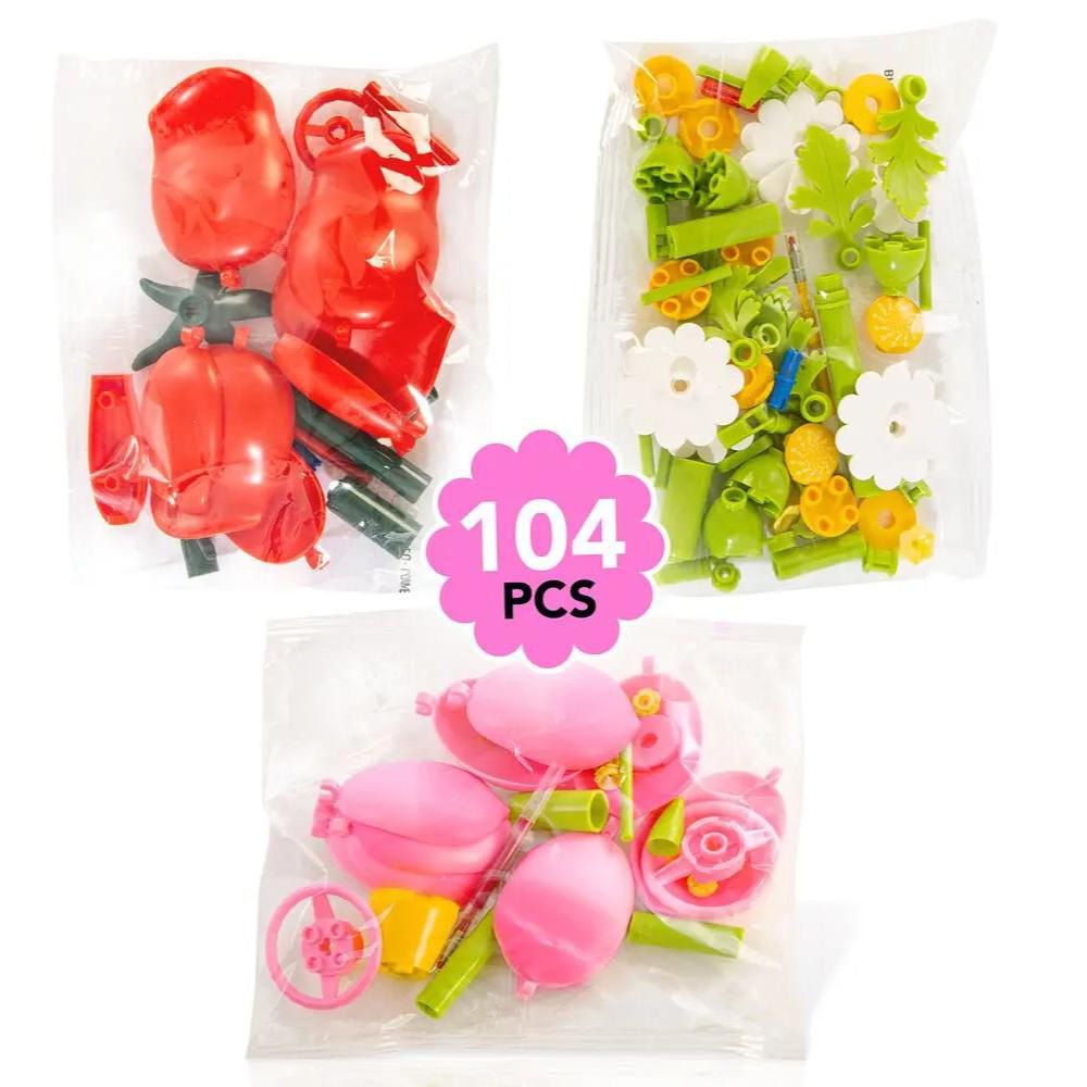 Set de creat 3 pixuri cu cerneala parfumata, Bloom, Flower