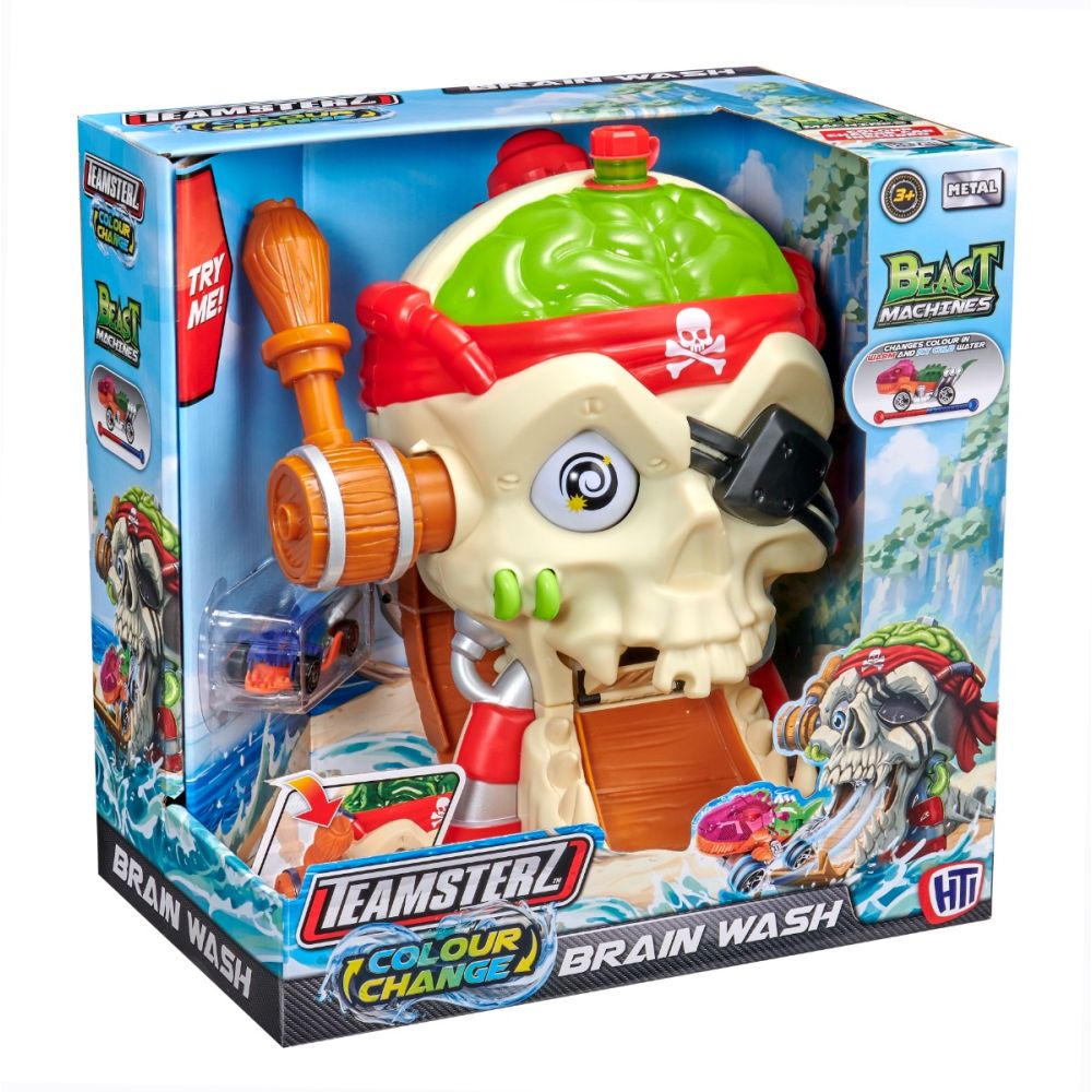 Set de joaca cu masinuta Colour Change, Teamsterz, Brain Wash | Noriel