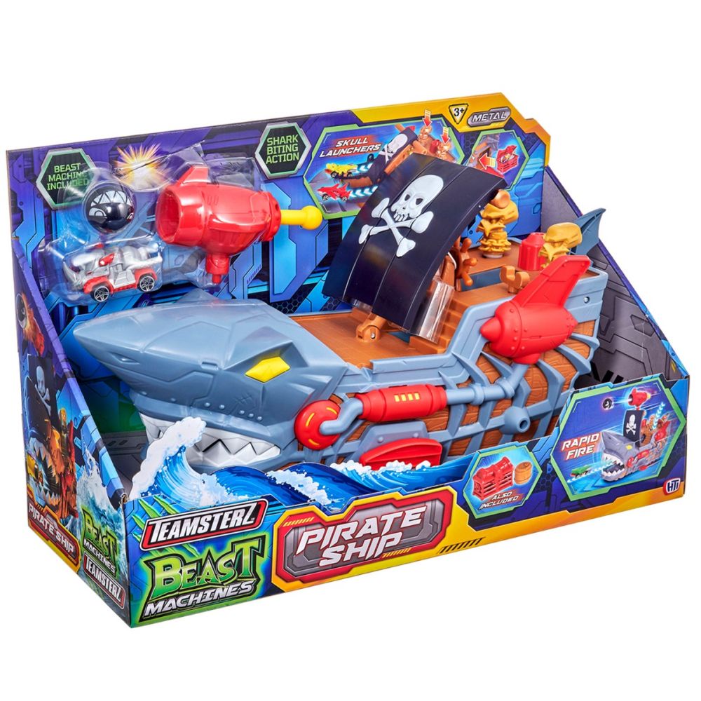 Set de joaca cu masina, Teamsterz, Nava Piratilor