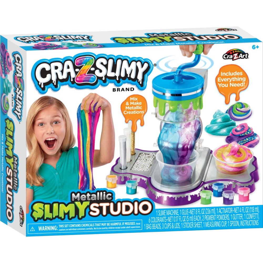 Set creativ, Cra-Z-Art, Metallic Slimy Studio
