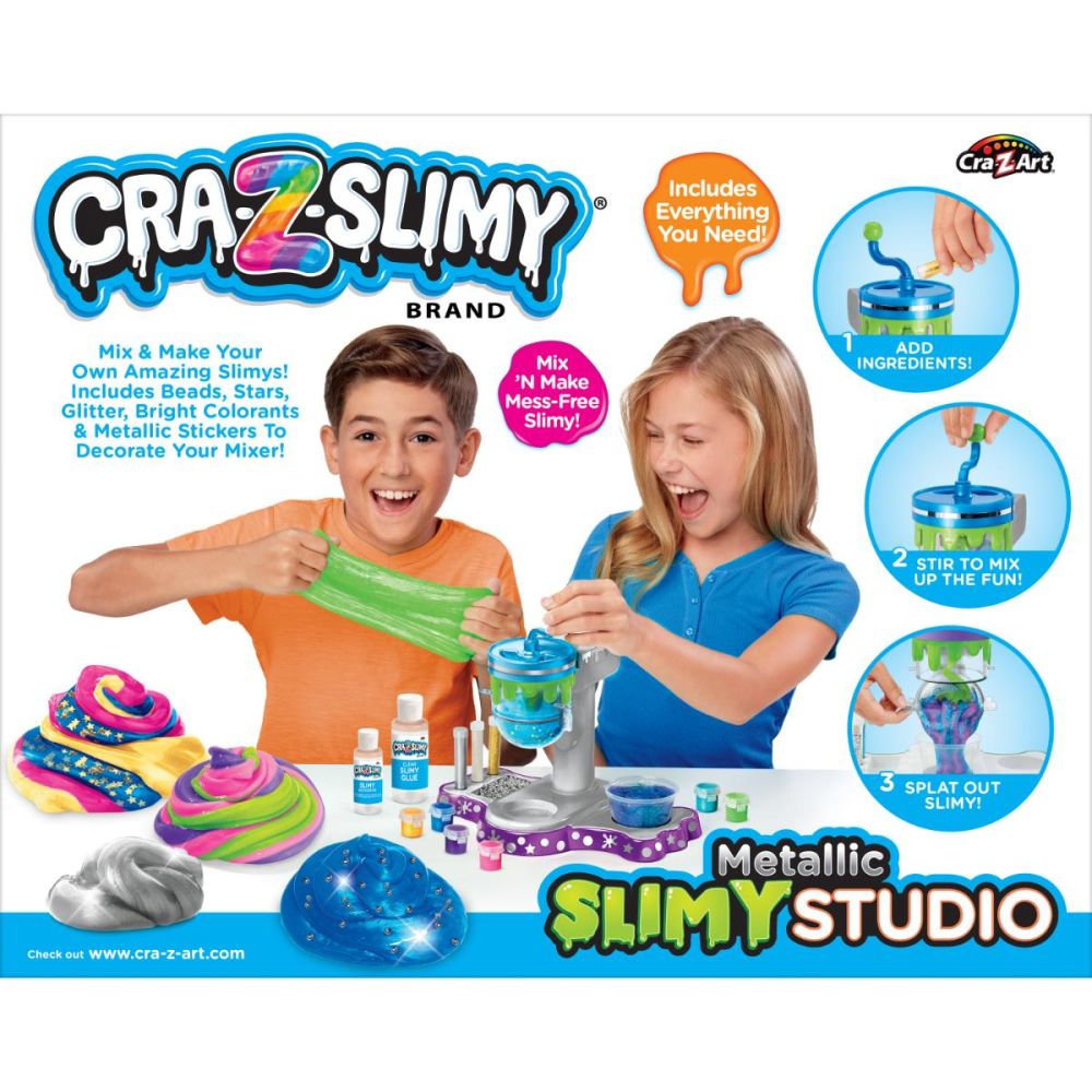 Set creativ, Cra-Z-Art, Metallic Slimy Studio