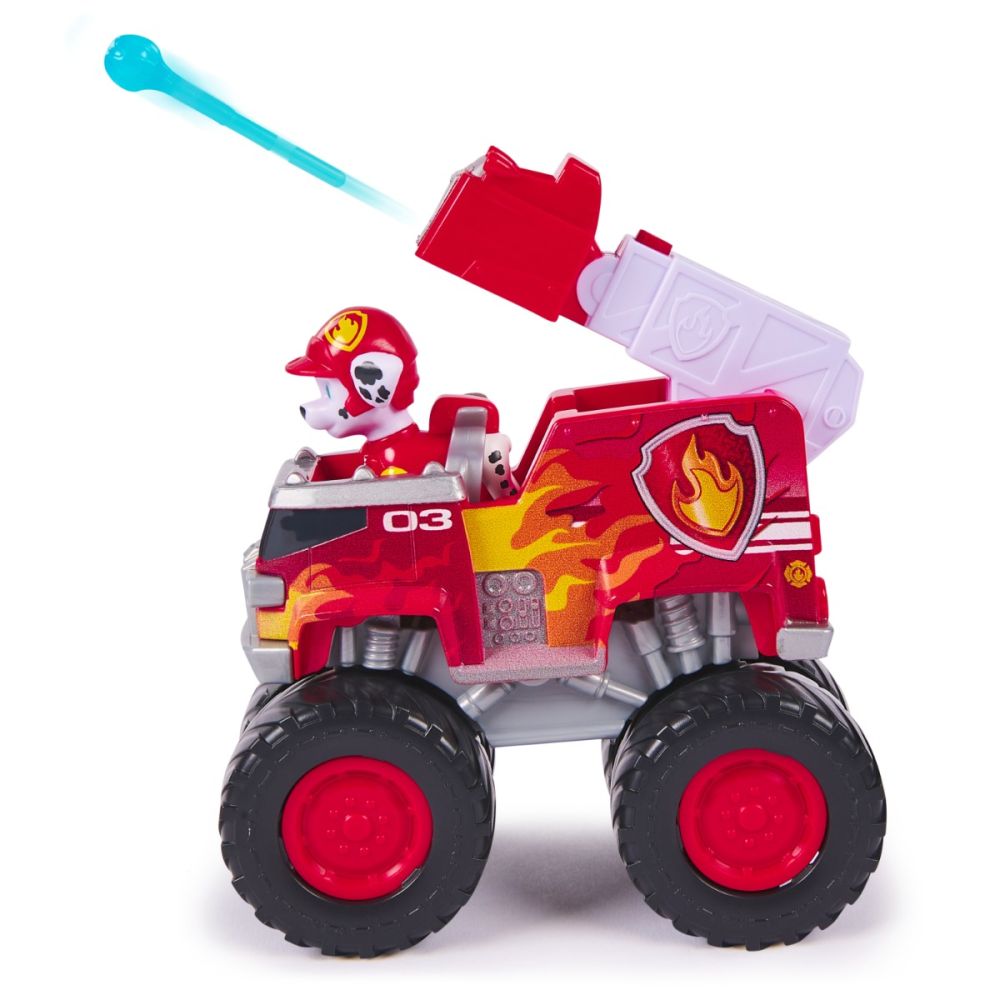 Masinuta cu figurina, Paw Patrol, Rescue Wheels Fire Truck, Marshall, 20145827
