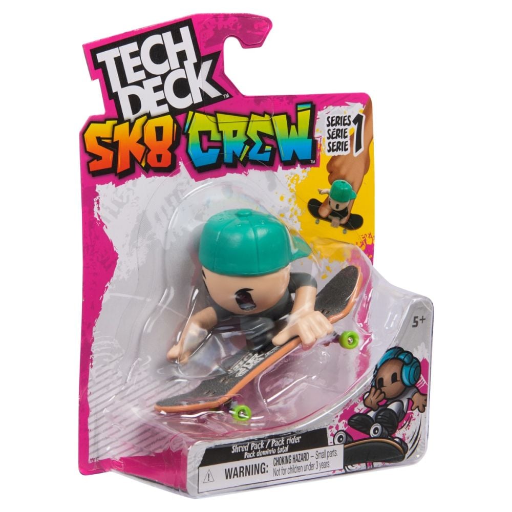 Set mini skateboard cu figurina, Tech Deck, 20148753