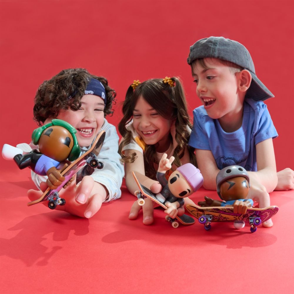 Set mini skateboard cu figurina, Tech Deck, 20148754