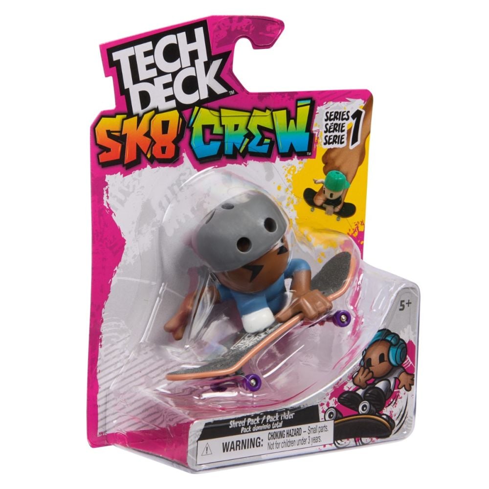 Set mini skateboard cu figurina, Tech Deck, 20148754