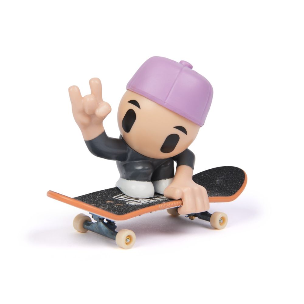 Set mini skateboard cu figurina, Tech Deck, SK8 Crew, 20148755