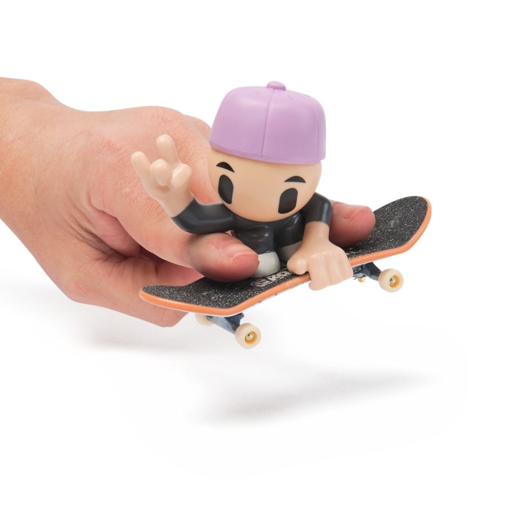 Set mini skateboard cu figurina, Tech Deck, SK8 Crew, 20148755