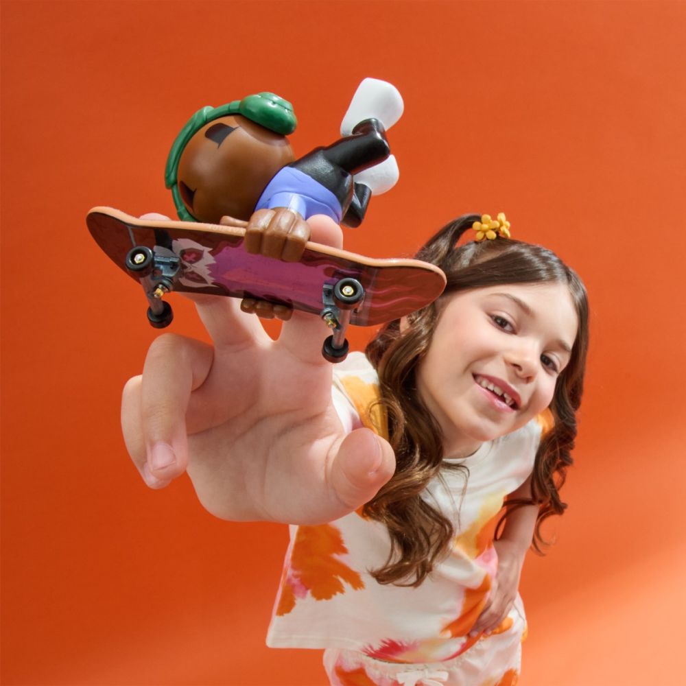 Set mini skateboard cu figurina, Tech Deck, SK8 Crew, 20149434