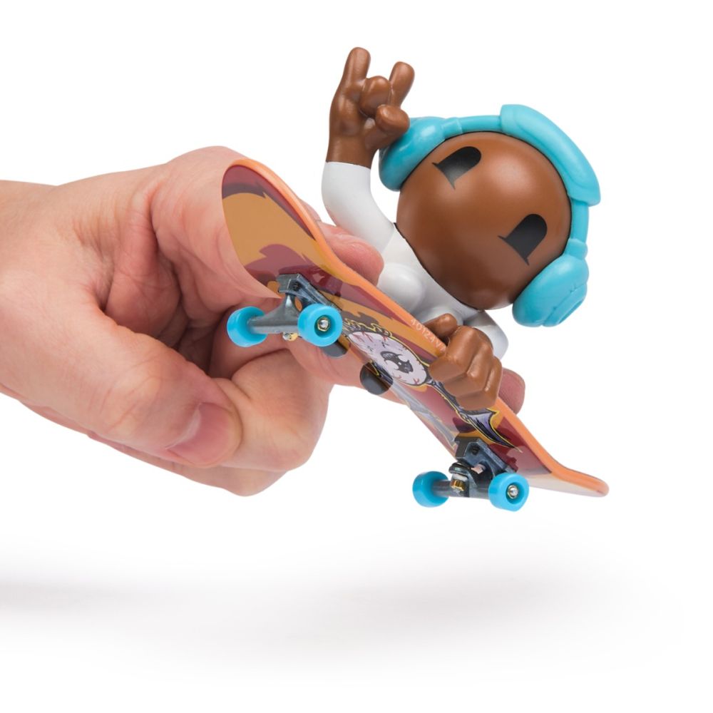 Set mini skateboard cu figurina, Tech Deck, SK8 Crew, 20149435
