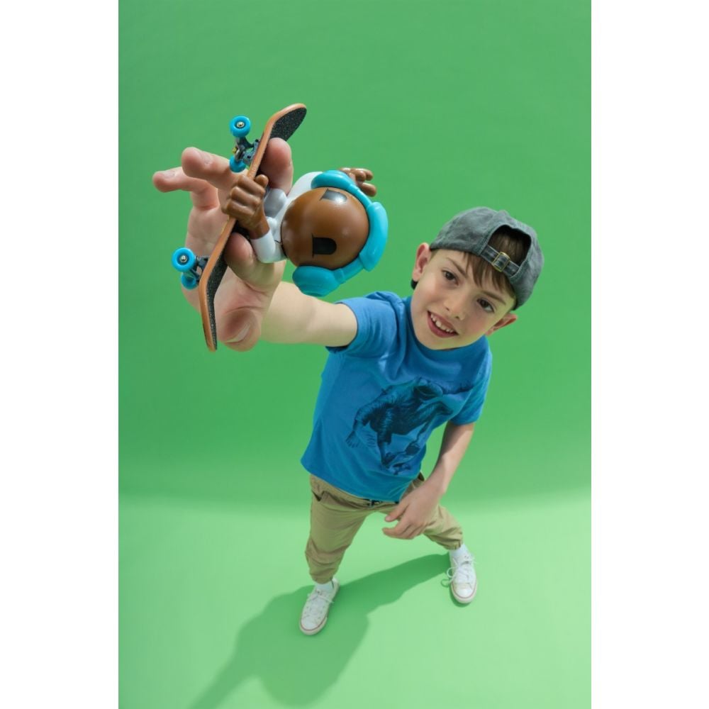 Set mini skateboard cu figurina, Tech Deck, SK8 Crew, 20149435
