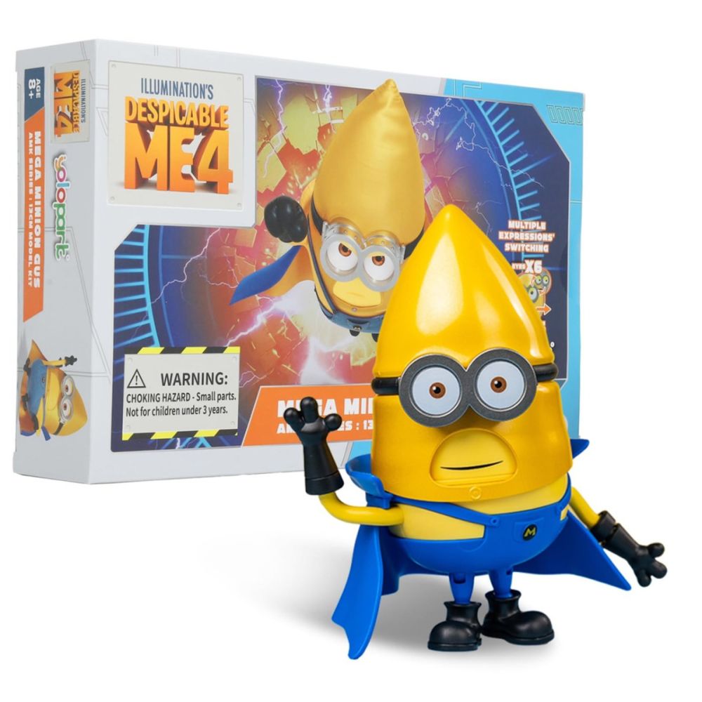 Figurina Despicable Me 4, AMK Series, Mega Minion, Gus, 13 cm