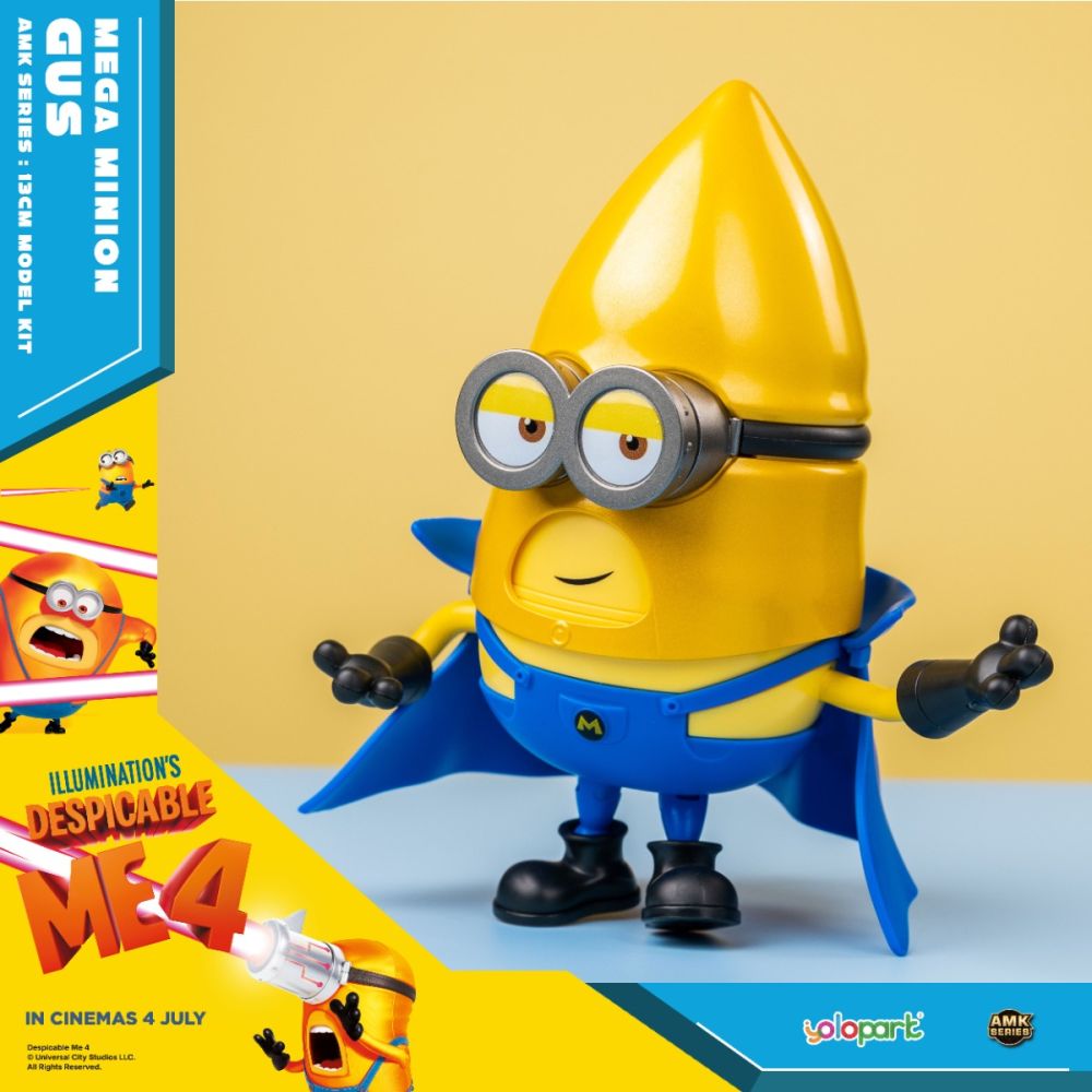 Figurina Despicable Me 4, AMK Series, Mega Minion, Gus, 13 cm