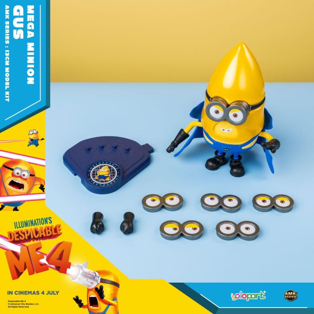 Figurina Despicable Me 4, AMK Series, Mega Minion, Gus, 13 cm