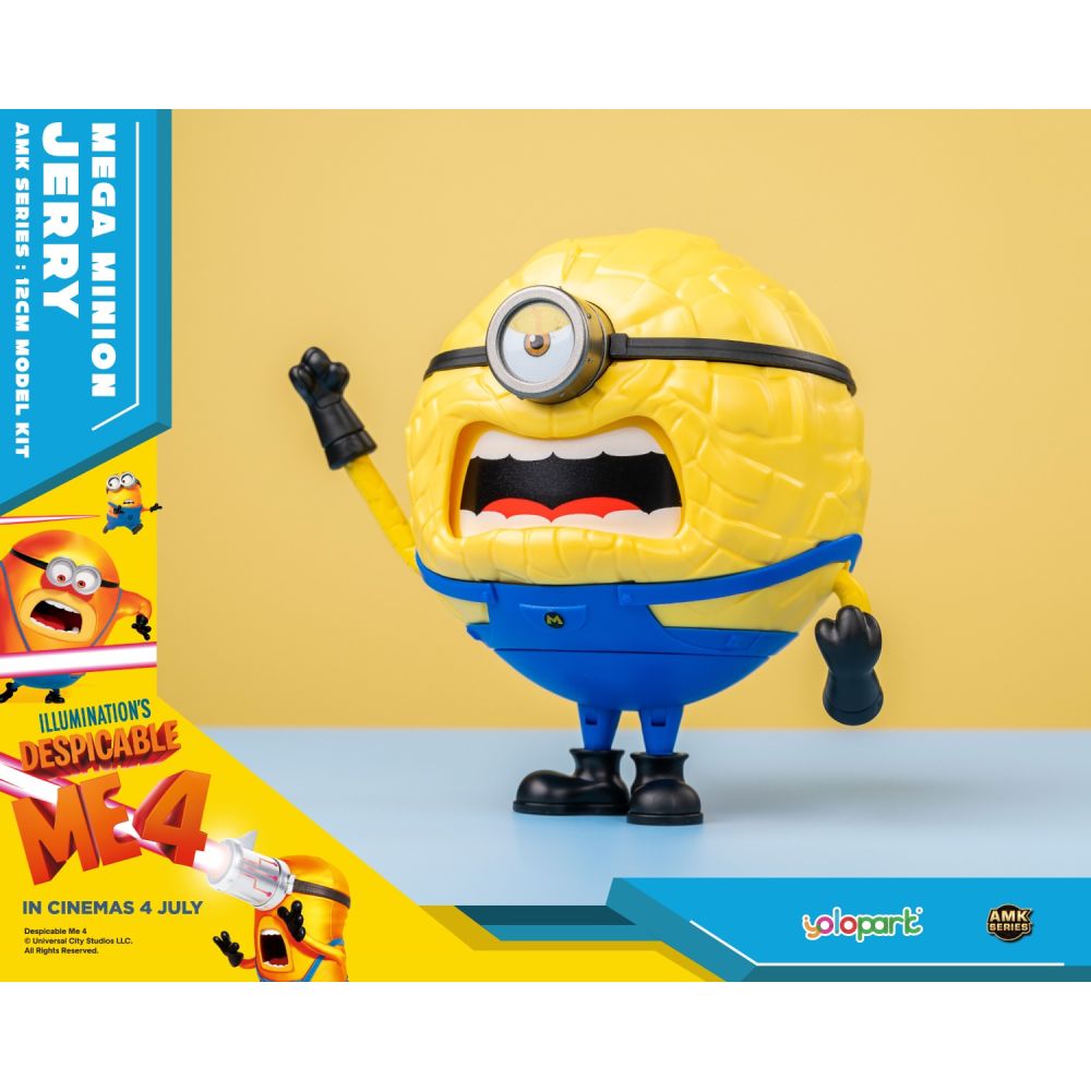 Figurina Despicable Me 4, AMK Series, Mega Minion Jerry, 12 cm