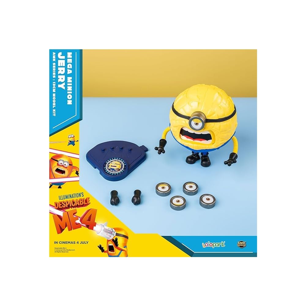 Figurina Despicable Me 4, AMK Series, Mega Minion Jerry, 12 cm