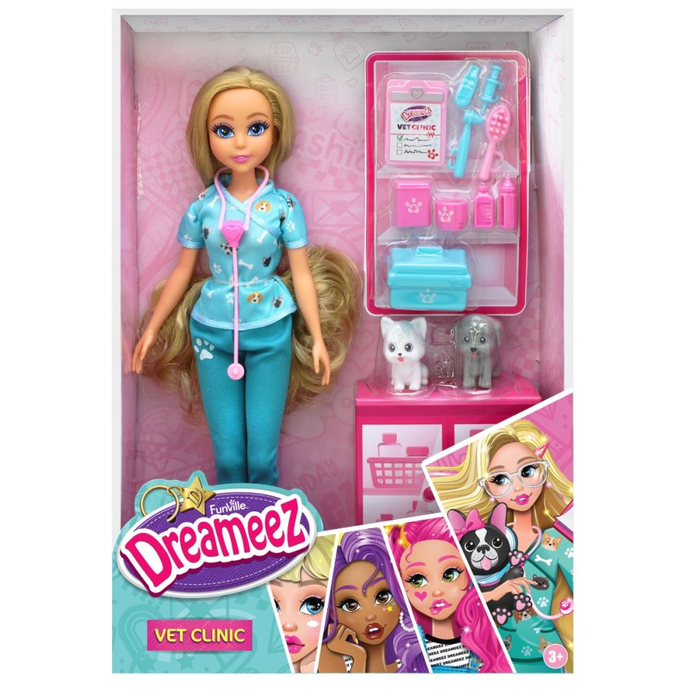 Papusa cu accesorii, Dreameez, Medic Veterinar