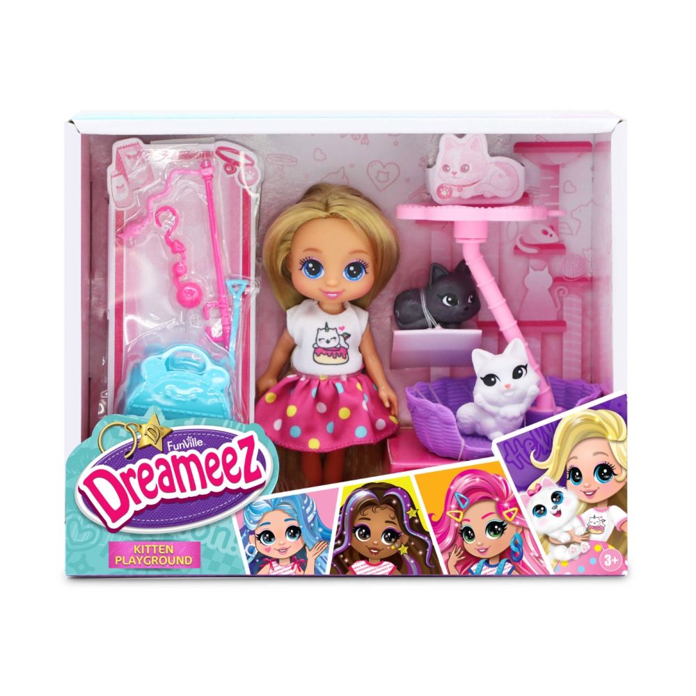Papusa cu accesorii, Dreameez, Kitten Playground