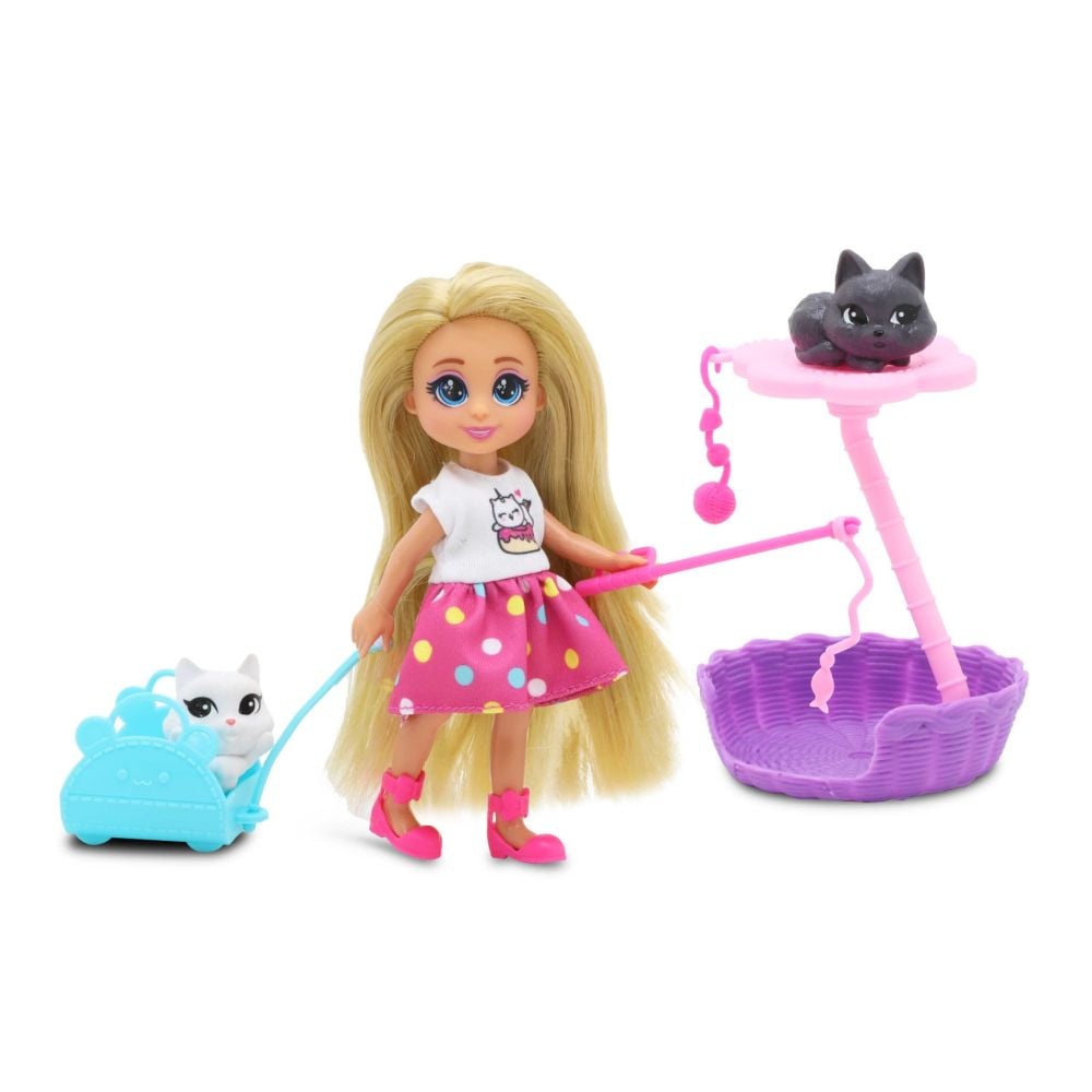Papusa cu accesorii, Dreameez, Kitten Playground