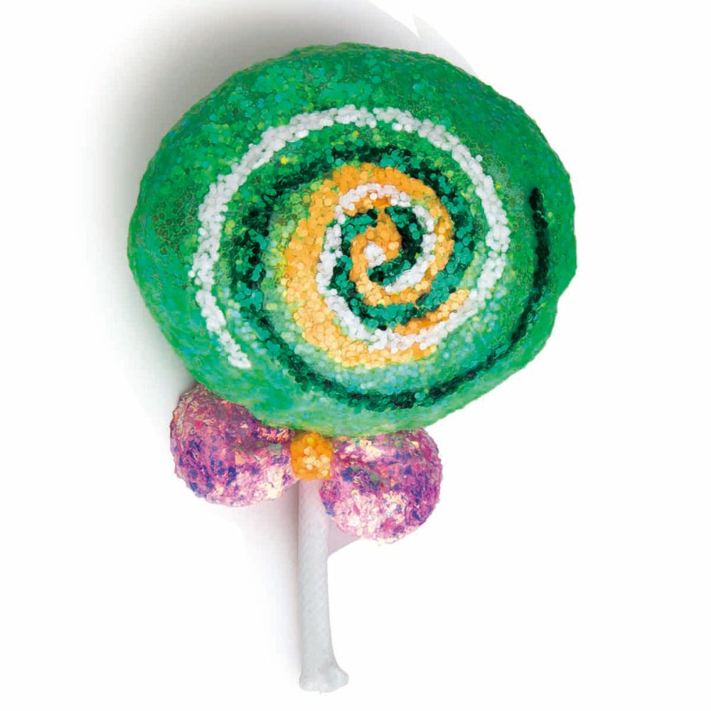 Set de creatie cu sclipici Paulinda, Magic Glitter 3In1, Plush Brooch Design