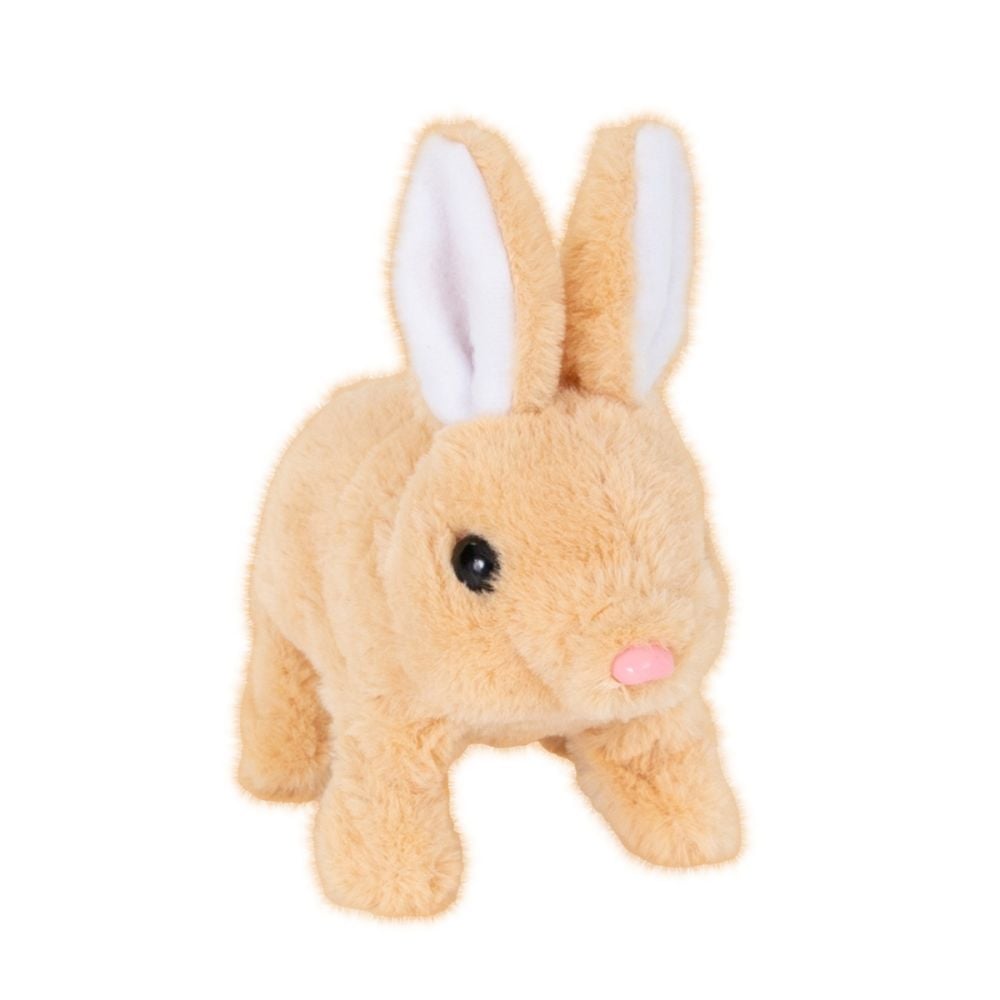 Jucarie de plus interactiva, Puffy Friends, Iepuras, Bej