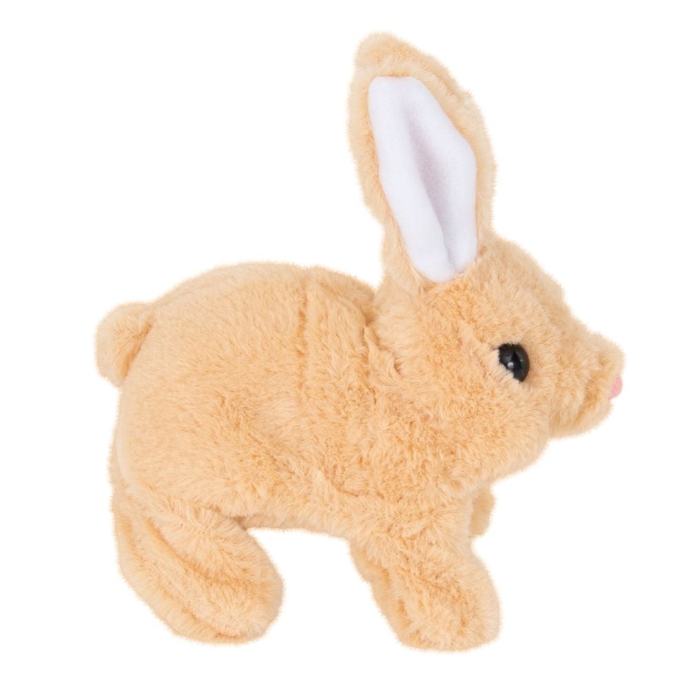 Jucarie de plus interactiva, Puffy Friends, Iepuras, Bej
