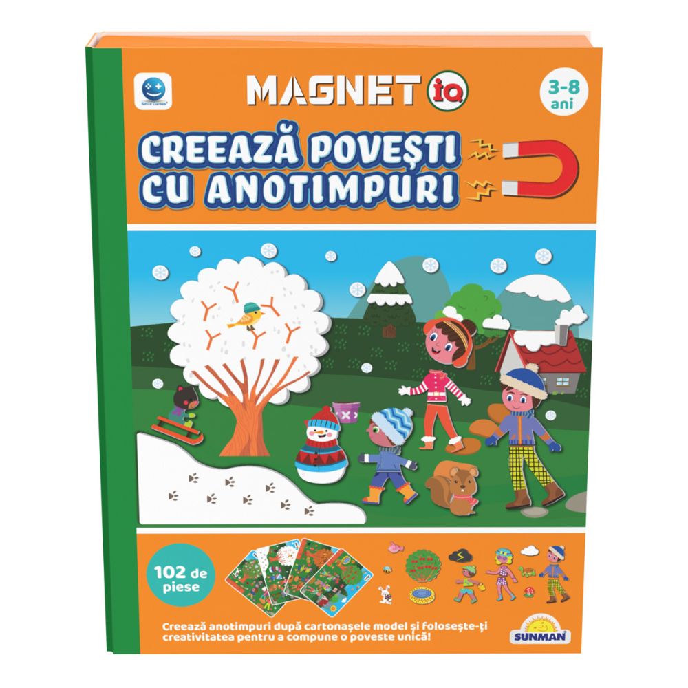 Joc educativ, Smile Games, MagnetIQ, Creeaza povesti cu anotimpuri