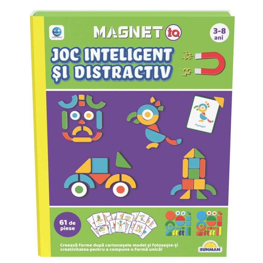 Joc educativ, Smile Games, Piese inteligente si distractive, 61 piese