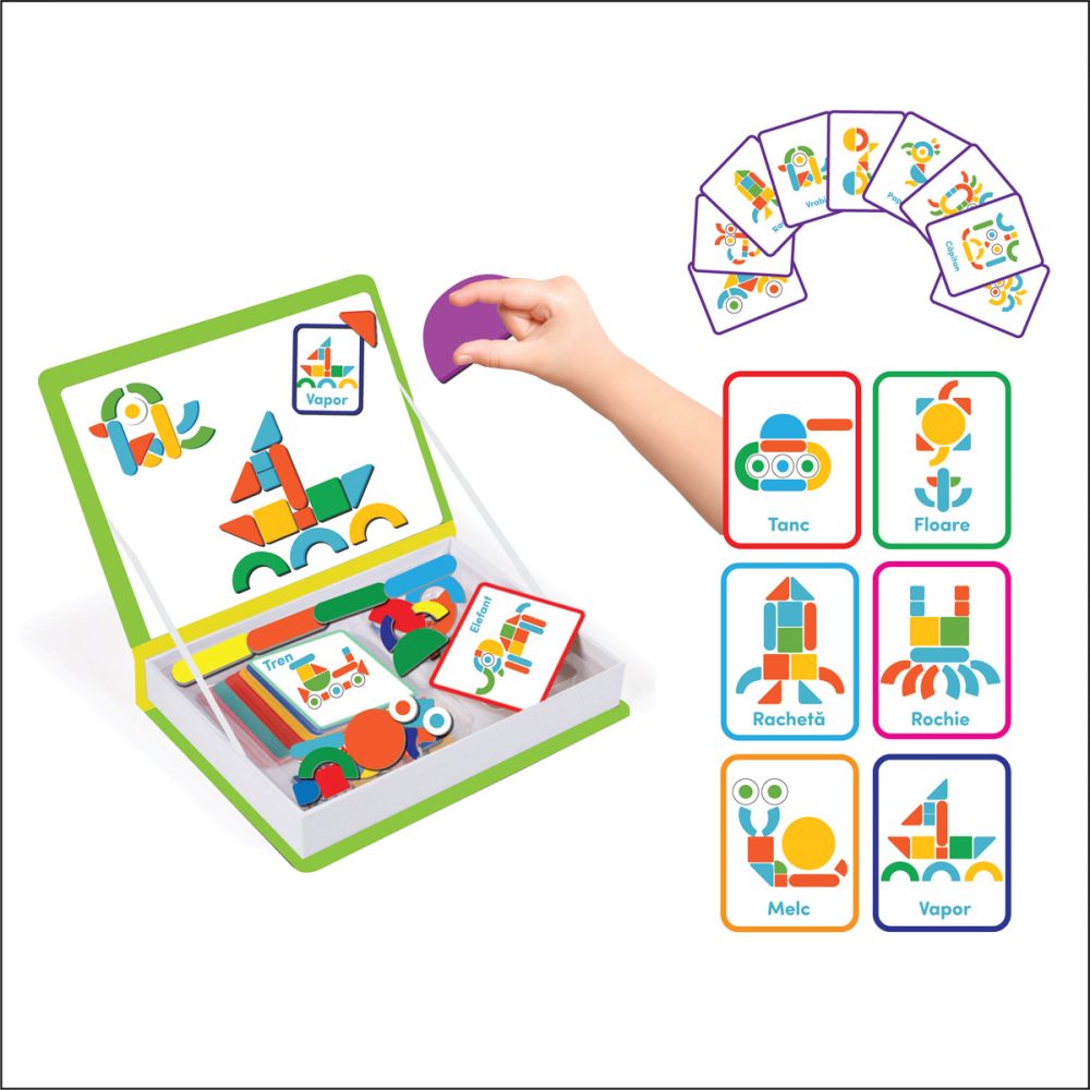 Joc educativ, Smile Games, Piese inteligente si distractive, 61 piese