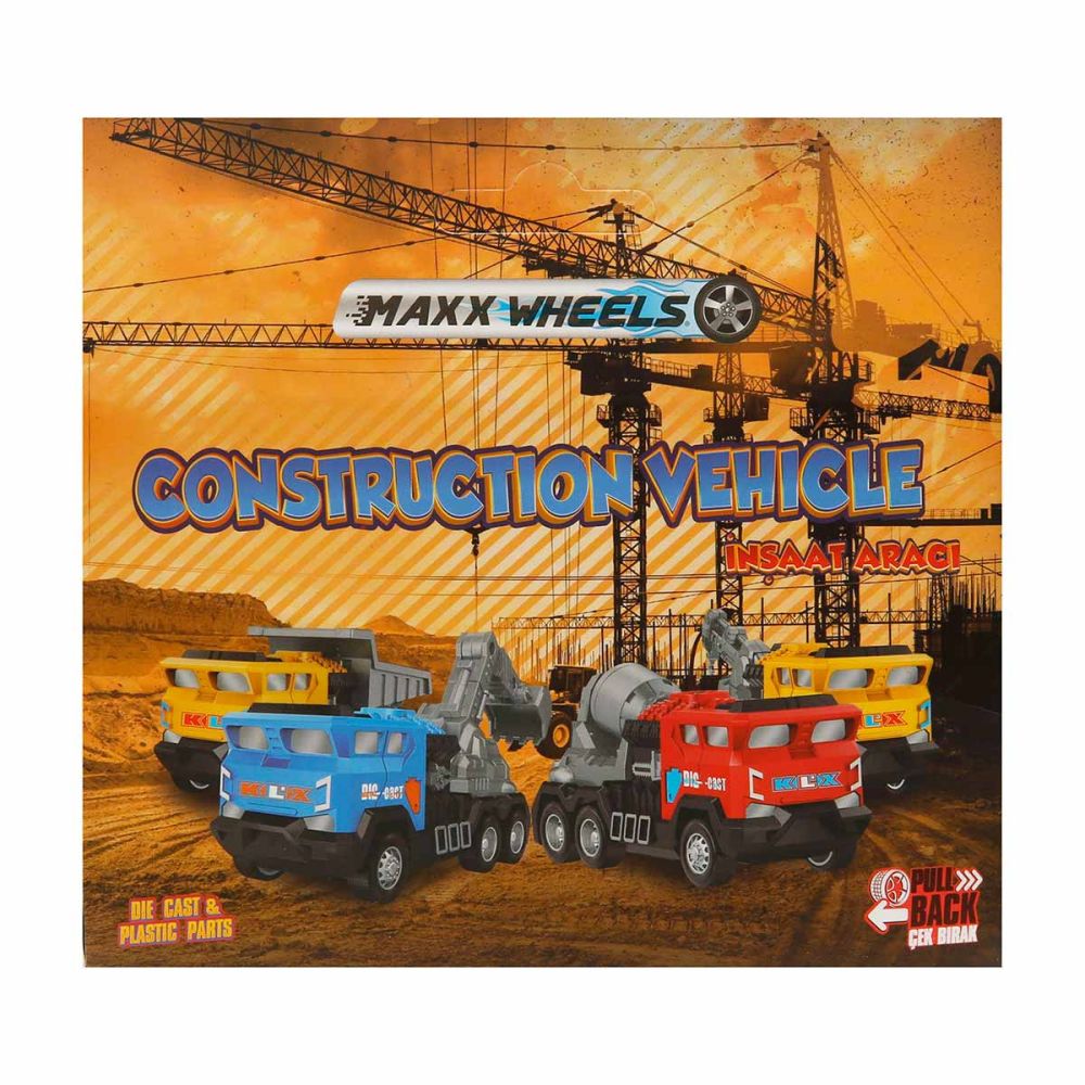 Vehicul de constructie cu basculanta, Maxx Wheels, Albastru
