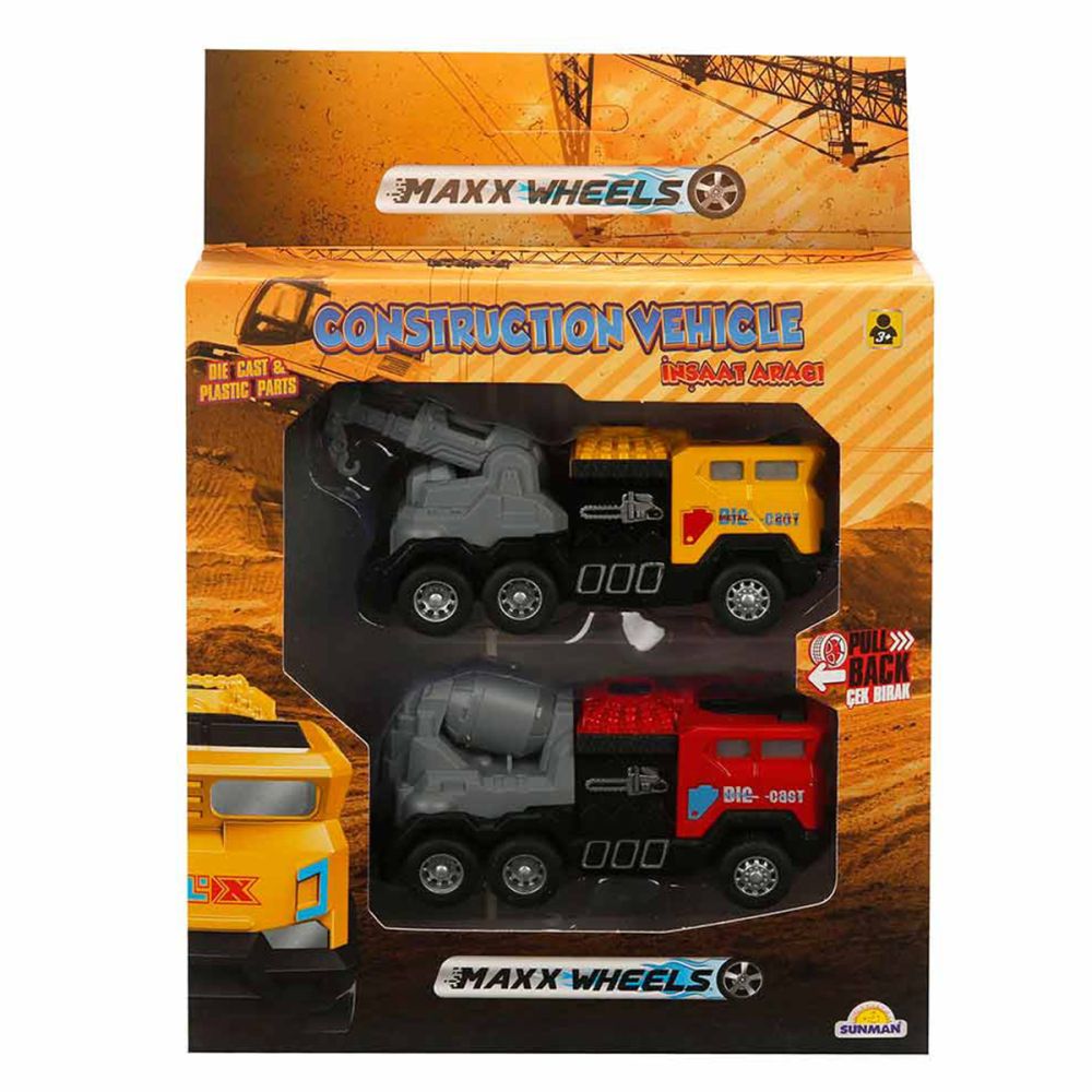 Set 2 vehicule de constructie, Maxx Wheels