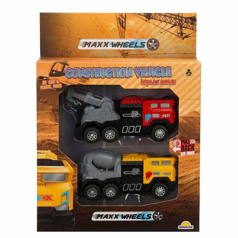 Set 2 vehicule de constructie, Maxx Wheels